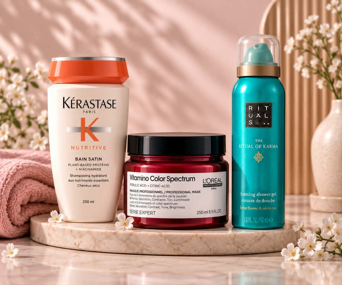 Soins capilares Kérastase, L'oreal Professionnel e Rituals